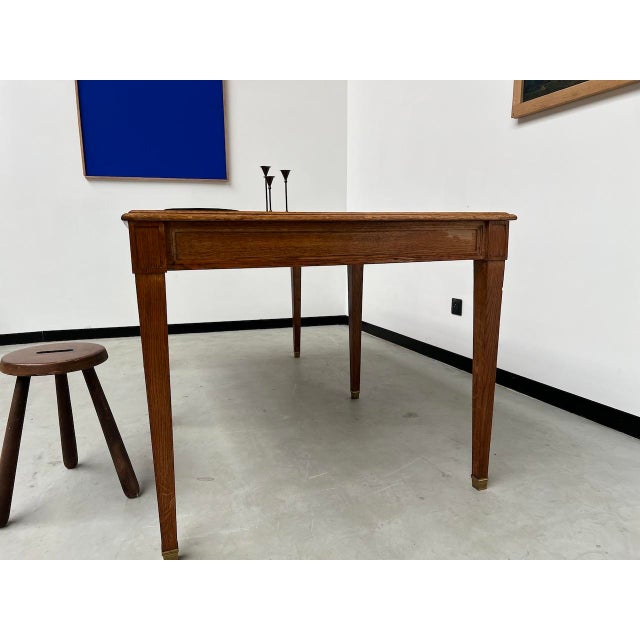 Small Oak Farm Table, 1950s For Sale - Image 15 of 18