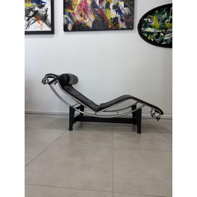 LC4 Chaise Lounge by Le Corbusier for Cassina, 1990s For Sale - Image 16 of 18
