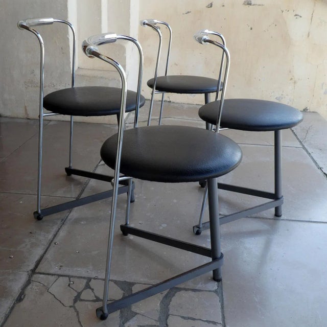 Vintage Chairs, 1980, Set of 4 For Sale - Image 10 of 11