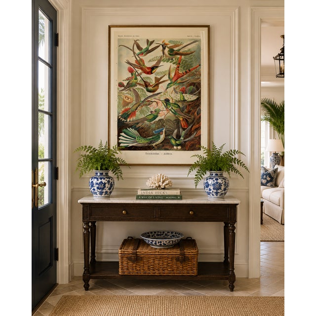 Not Yet Made - Made To Order Hummingbirds Vintage Art Print Reproduction, Natural History Bird Artwork, 40" X 60" For Sale - Image 5 of 10