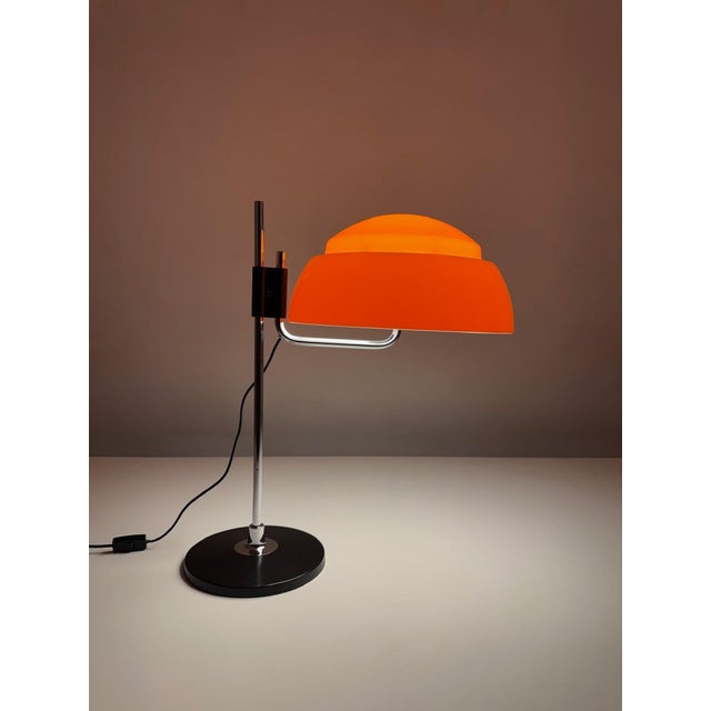 Spanish Table Lamp by Andre Ricard for Metalarte, 1970s, in Good conditions. Designed 1970 to 1979 This piece has an...