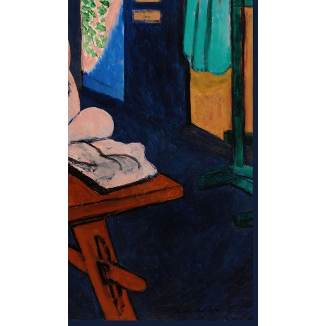 1912 Colorful Goldfish Still Life Art Print, Nude Artwork by Henri Matisse - 36" X 48" For Sale In Buffalo - Image 6 of 7