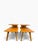 A beautifully preserved matched pair of authentic vintage MCM Heywood-Wakefield step end tables M-308-G in the company’s...