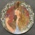 Art Nouveau Painted Terracotta Plate in the style of Alphonse Mucha, 1920s For Sale - Image 9 of 11