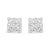 Celebrate a special moment with these exquisite quad diamond composite stud earrings made of genuine .925 sterling silver....