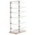 Shelf in Glass and Steel by A. Ravenel, 1940s For Sale - Image 10 of 10