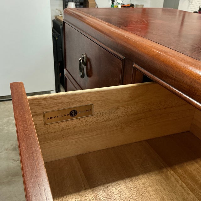 2000 - 2009 Traditional American Drew Tall Chest of Drawers For Sale - Image 5 of 6