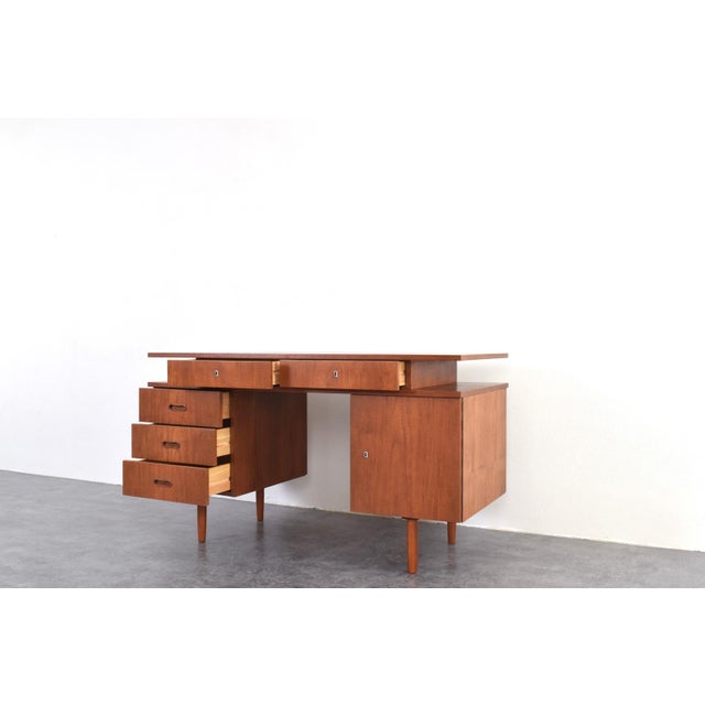 Mid-Century Teak Desk, 1960s For Sale - Image 12 of 18