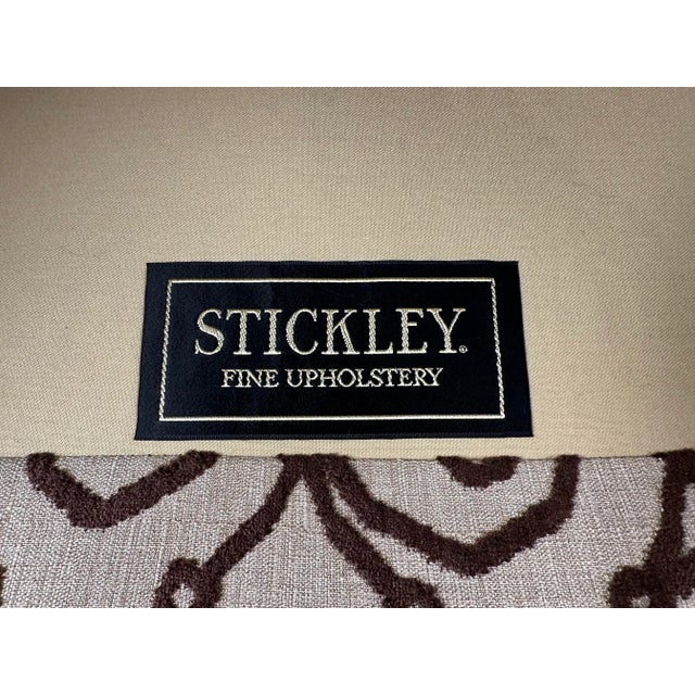 Stickley Upholstered Tempe Lounge Chairs - a Pair For Sale - Image 10 of 10