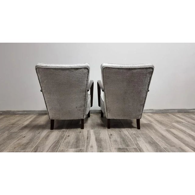Set of Armchairs by Jindrich Halabala for Up Závody, 1960s For Sale - Image 4 of 11