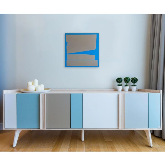 Acrylic on canvas Edition: Unique, Unframed. Pedersen works with acrylic paint.When painting a composition, she tends...