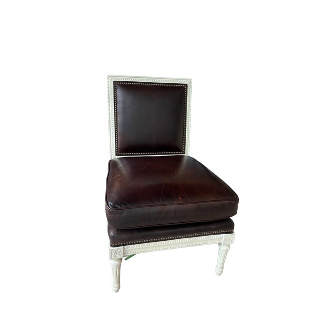 Hickory Chair Furniture Company Ansley Slipper Chair For Sale - Image 4 of 5