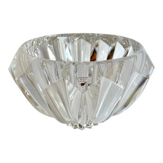 Vintage Orrefors Crystal "Zodiac" Signed Bowl For Sale