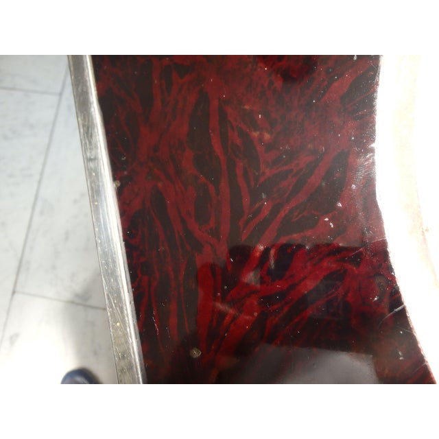 Hexagonal Side Table with Lighting, 1930s For Sale - Image 13 of 14