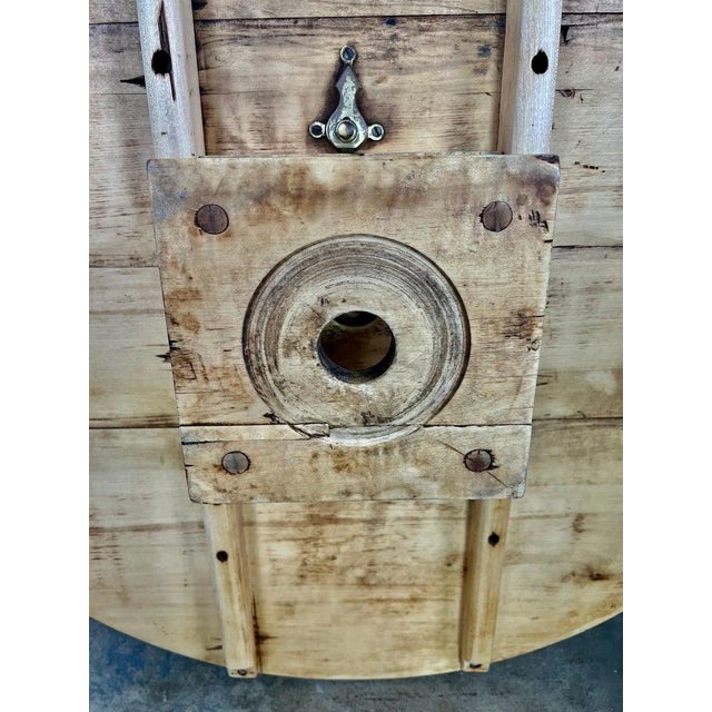 Swedish Maple Tripod Center/Side Table For Sale - Image 9 of 12