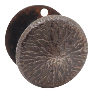 Arts & Crafts Cast Iron Dummy Door Knob For Sale