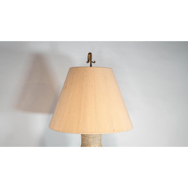 1950s Lee Rosen for Design Technics Attr. Ceramic Table Lamp For Sale - Image 11 of 16