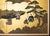 Goldenrod "The Tale of Genji", 1950s Showa Era Japanese Painted Byobu Screen For Sale - Image 8 of 18