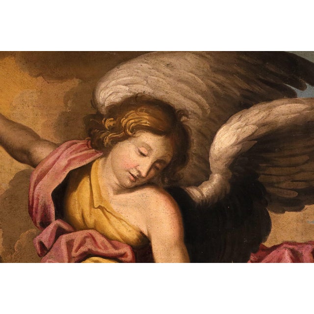 Alonso Cano, The Guardian Angel, 1650, Oil on Canvas For Sale - Image 6 of 15