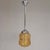 Metal Art Deco Pendant Lamp with Beige Glass Shade, 1930s For Sale - Image 7 of 13