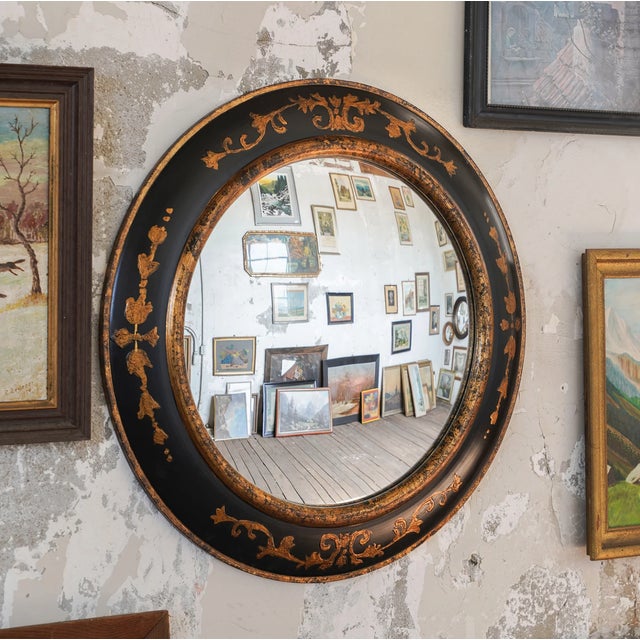 Brand new, special order item. Not vintage. The Riems Convex Mirror brings timeless elegance to any room with its historic...