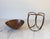 Mid 20th Century Vintage Hand Forged Copper Brutalist Bowl on Stand For Sale - Image 5 of 10