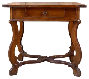 19th Century Fruit Wooden Table or Desk