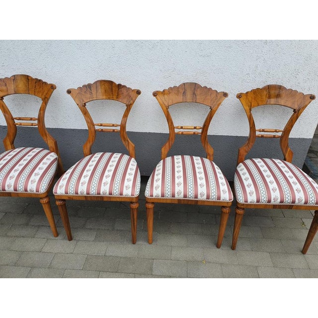 Biedermeier Chairs, 1830, Set of 4 For Sale - Image 9 of 9
