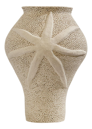 L´étoile De Mer Beige Sandstone Vase by Lou Thomas
