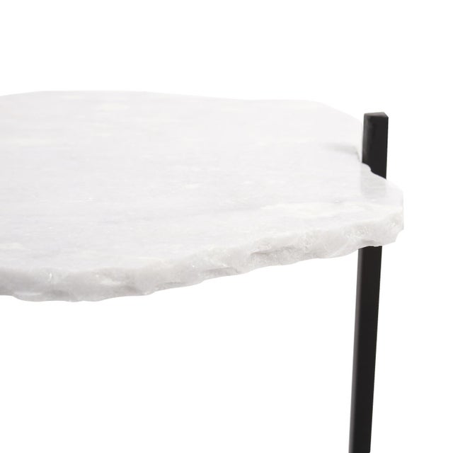Modern Albeta Marble Pedestal Tall For Sale - Image 3 of 10