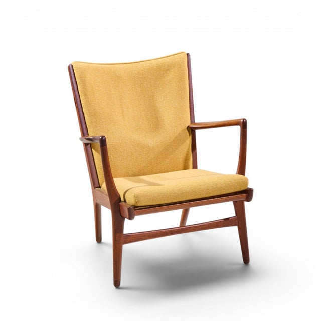 Hans Wegner Ap-16 Mid Century Danish Teak Lounge Chairs - Pair For Sale - Image 12 of 12