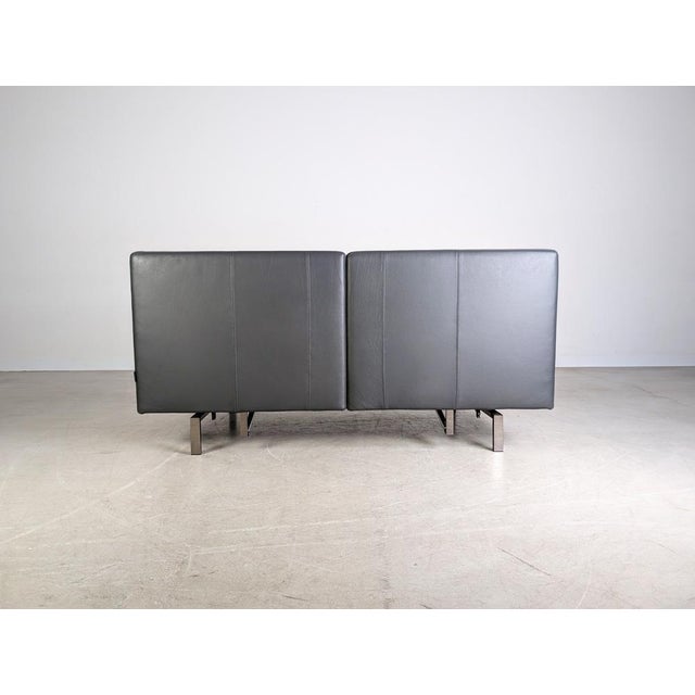 Two-Seater Sofa in Leather by Amberg for Brühl For Sale - Image 9 of 13