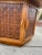 Mid 20th Century Vintage Lane Perception Side Table with Basketweave Door Fronts With Hexagon Cubby Storage For Sale - Image 5 of 13