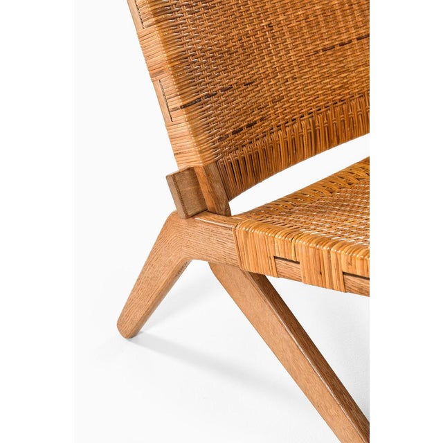 Easy Chairs in Cane and Oak from Preben Thorsen, 1957, Set of 2 For Sale - Image 10 of 13