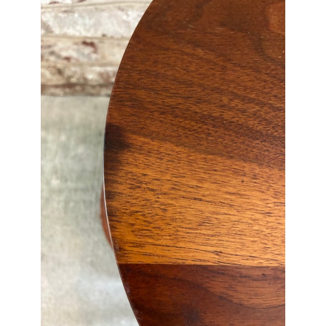 1930s Deco Wooden Tiered Step Side Table For Sale - Image 12 of 16