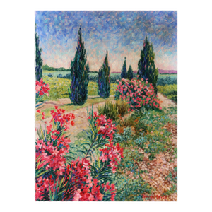 Guardians of the Flowers, Signed Oil Painting Diane Monet