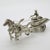 Vintage Italian Handmade Silver Roman Biga Chariot with Horses Figurine, Tuscany, 1970s For Sale - Image 4 of 13