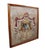 Late 20th century Kingdom of Bavaria stemma / coat of arms / heraldic crest oil painting on canvas. Antiqued coloration....