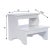 Spritely Home Accent Furniture Melrose Step Stool, White For Sale - Image 4 of 11