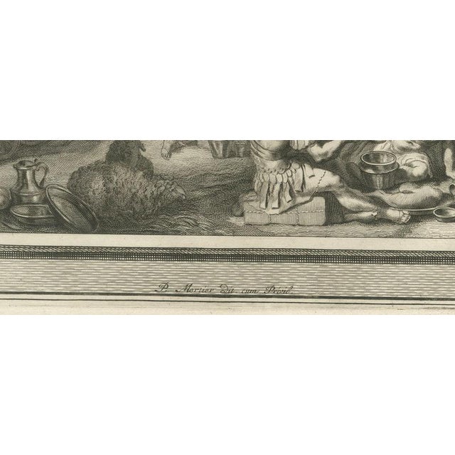 18th Century Pieter Mortier, David Takes Saul's Spear and Defeats the Amalekites, 1700, Engraving For Sale - Image 5 of 12