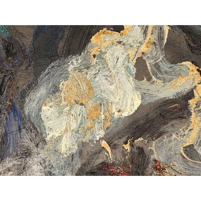 Oil on panel, measuring 92 x 73 cm. Signed and dated 1974 (the painter's associational period). Title of the work: Lale i...