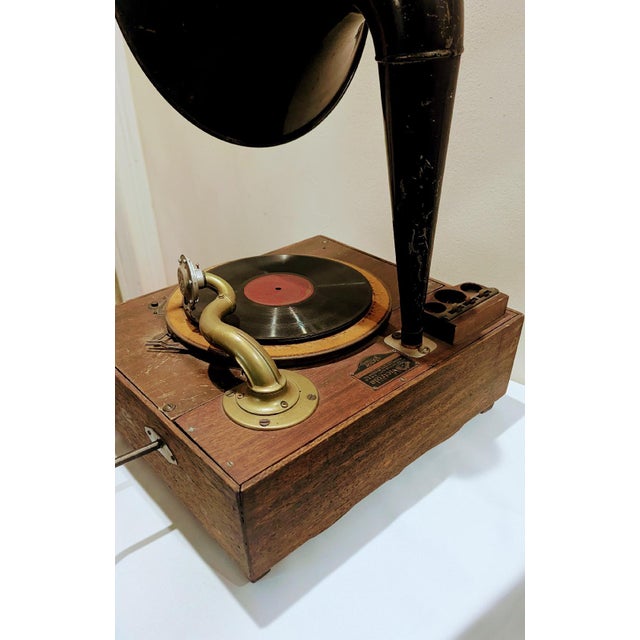 1920s Antique Magnavox Gramophone Vitrola Victor Record Player 1920 For Sale - Image 5 of 9