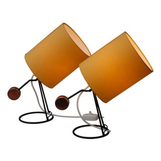 Model 26 Wall or Table Lamps for AJH, Sweden, 1950s, Set of 2 For Sale