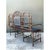 Eggshell Vintage Distressed Metal and Upholstery Bench For Sale - Image 8 of 12