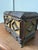 Antique Tramp Art Jewelry Box 1898, Hand Carved Wooden Chest With Mirror, Folk Art Keepsake Box, Victorian Trinket Box, Lion Pull For Sale - Image 9 of 14