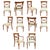 Sheraton Inlaid Mahogany Chairs- Set of 10 For Sale - Image 13 of 13