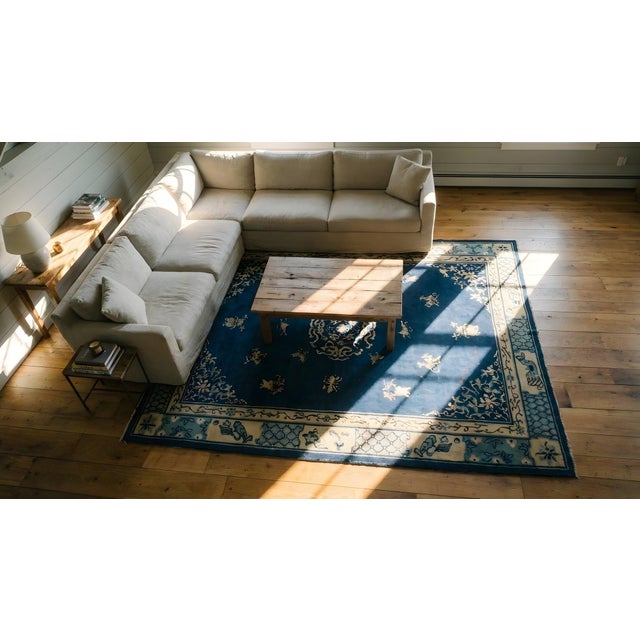 Antique Chinese Peking Rug For Sale - Image 15 of 15