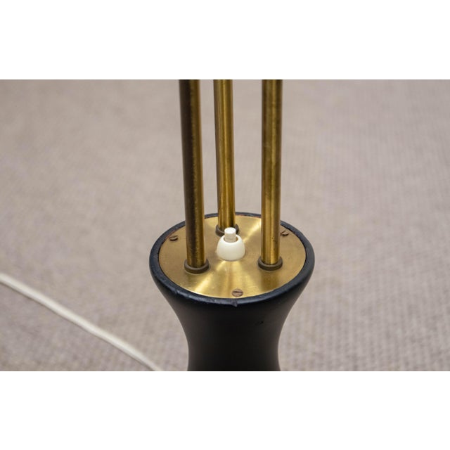 Bergboms Swedish 3-Light Floor Lamp from Bergboms, 1950s For Sale - Image 4 of 9