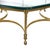 Maison Jansen Brass & Glass Coffee Table | Hollywood Regency Style, Hoof Foot Base For Sale - Image 4 of 18