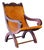 Clara Porset Style Mexican Butaque Chair For Sale